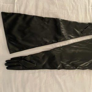 Lot of 6 Sexy glove Faux Leather Evening Party 2 Over Elbow , 4 elbow, new, sexy